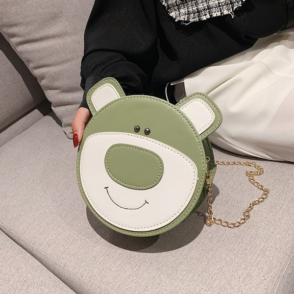 Új modell női táska 3D elemmel és fém lánccal