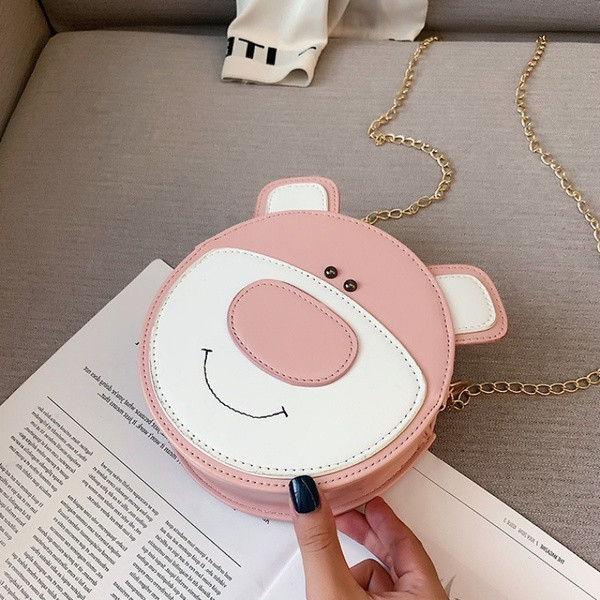 Új modell női táska 3D elemmel és fém lánccal