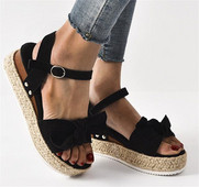 Női szandál eco velúr szalaggal