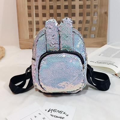 Új modell gyerek hátizsák flitterekkel és 3D elemmel