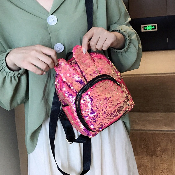 Új modell gyerek hátizsák flitterekkel és 3D elemmel