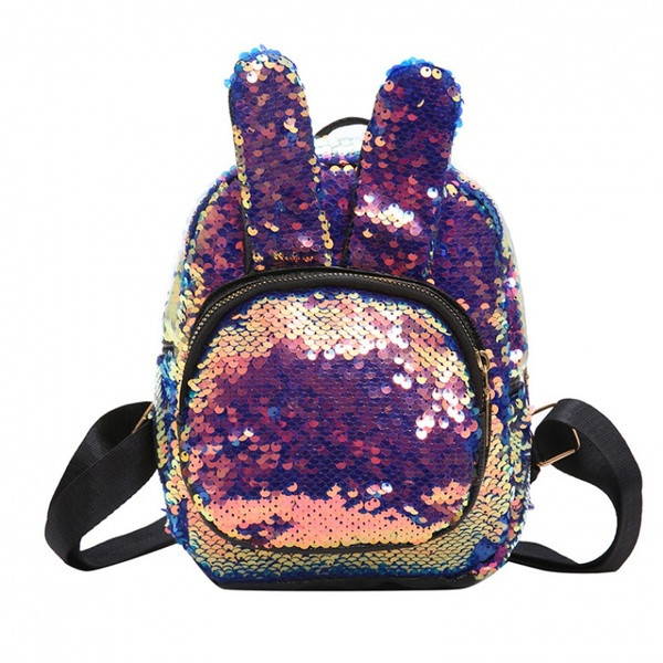 Új modell gyerek hátizsák flitterekkel és 3D elemmel