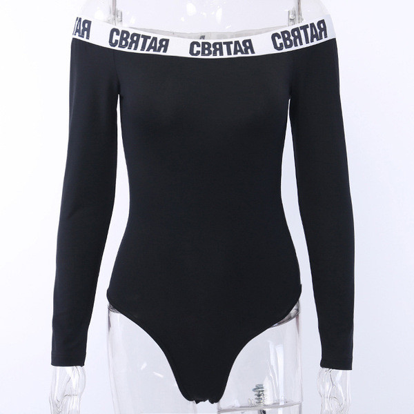 Nappali női body leejtett hosszú ujjú, őszre és télre