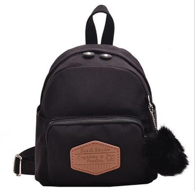 Sieviešu maza tekstila mugursoma ar dūnām