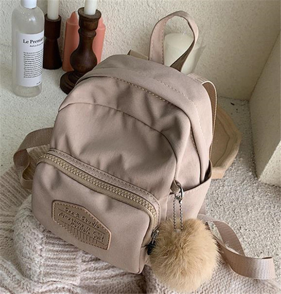 Sieviešu maza tekstila mugursoma ar dūnām