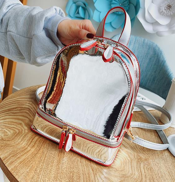 Ženski ruksak sa sjajnim efektom