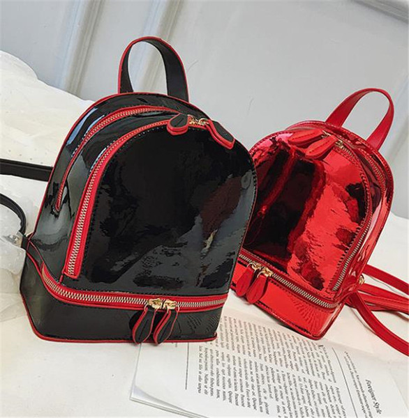 Ženski ruksak sa sjajnim efektom