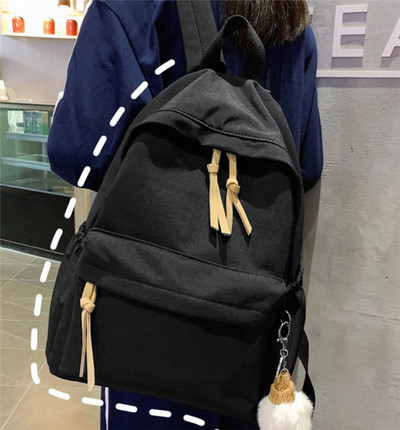 Ženski tekstilni ruksak s patentnim zatvaračima