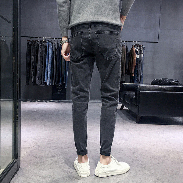 Férfi alkalmi farmer sima modell