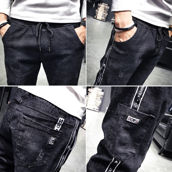 Ανδρικά αθλητικά και casual τζιν με  τσέπες
