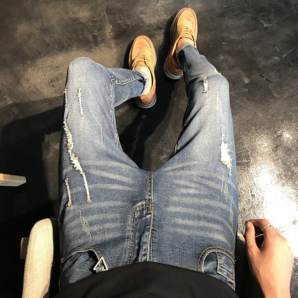 Őszi férfi farmer sima modell