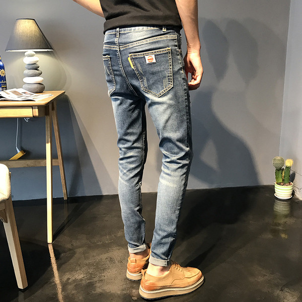 Őszi férfi farmer sima modell