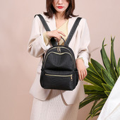 Hétköznapi női hátizsák új modellje cipzárral