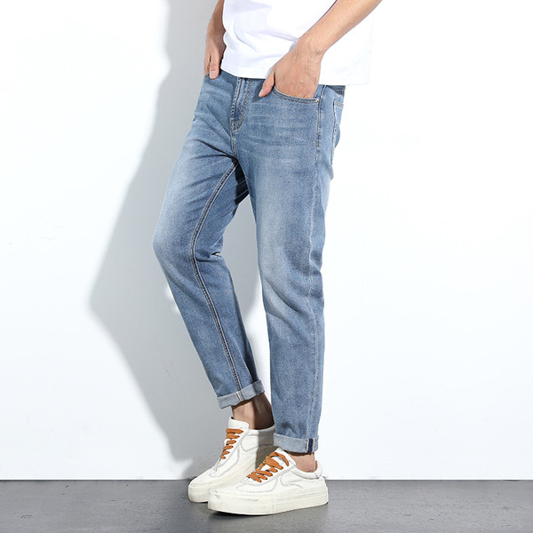 Ανδρικά μακρύ τζιν με  τσέπες