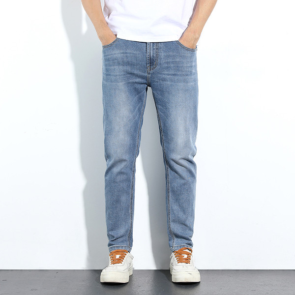 Ανδρικά μακρύ τζιν με  τσέπες