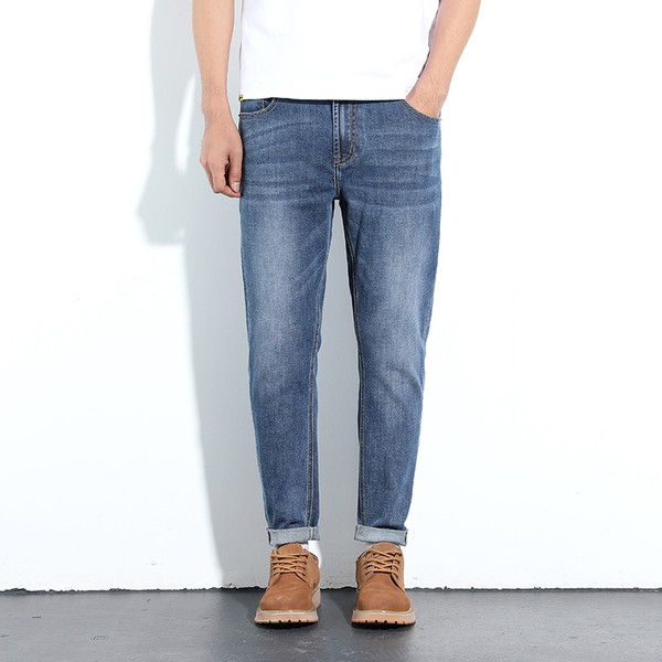 Ανδρικά μακρύ τζιν με  τσέπες