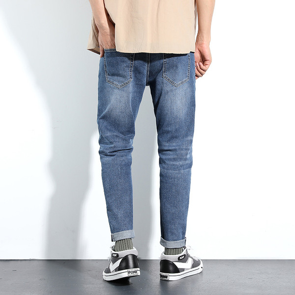 Ανδρικά μακρύ τζιν με  τσέπες