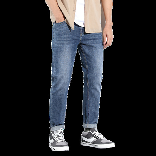 Ανδρικά μακρύ τζιν με  τσέπες