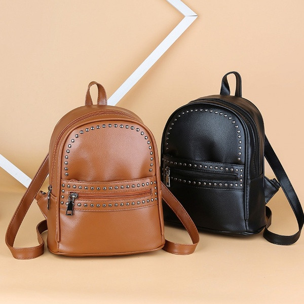 Νέο γυναικείο σακίδιο πλάτης με πούλια και φερμουάρ