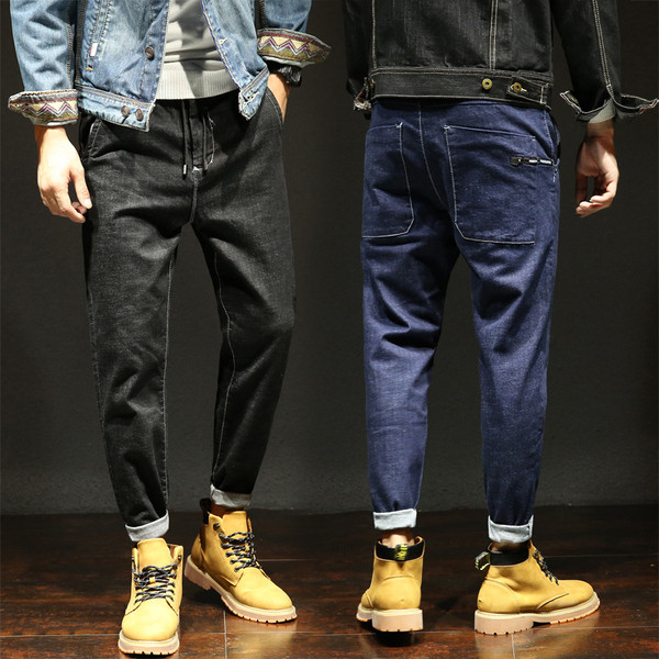 Férfi farmer széles modellje