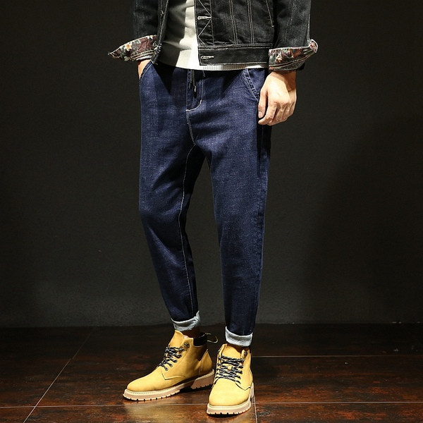 Férfi farmer széles modellje