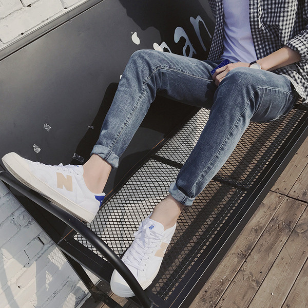 Casual τζιν σε μπλε χρώμα