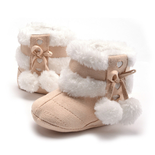 Model NOU de pantofi pentru bebelusi cu captuseala moale potriviti pentru iarna