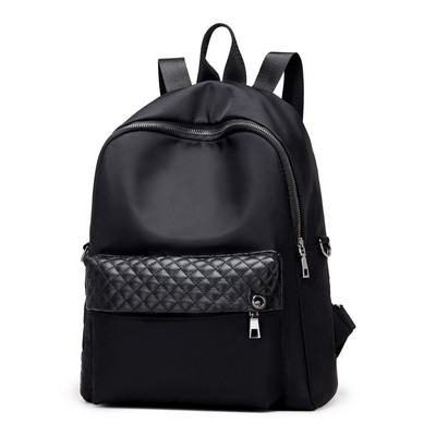 Női napi hátizsák fekete színben - vállfogantyúval