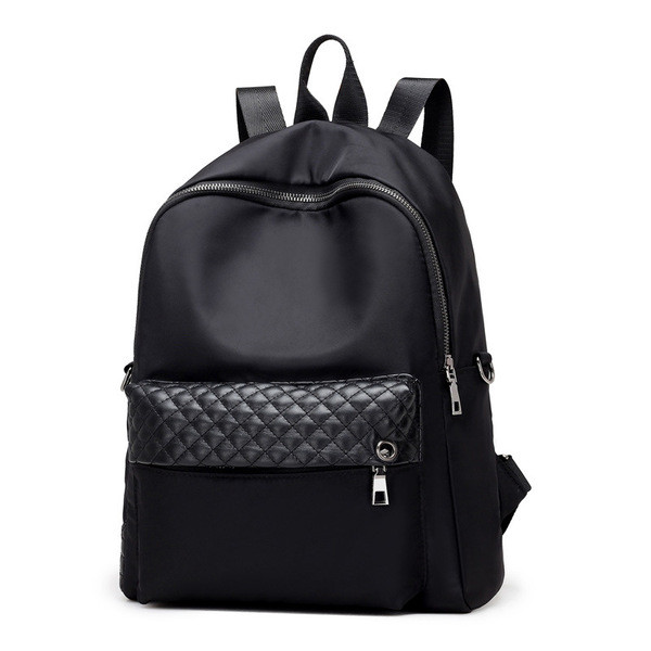 Női napi hátizsák fekete színben - vállfogantyúval