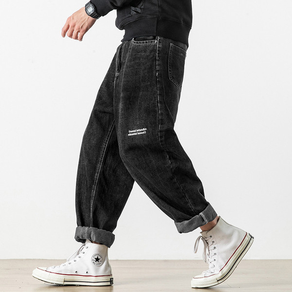 Muške široke traperice s džepovima