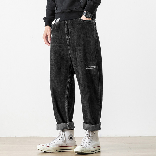 Muške široke traperice s džepovima