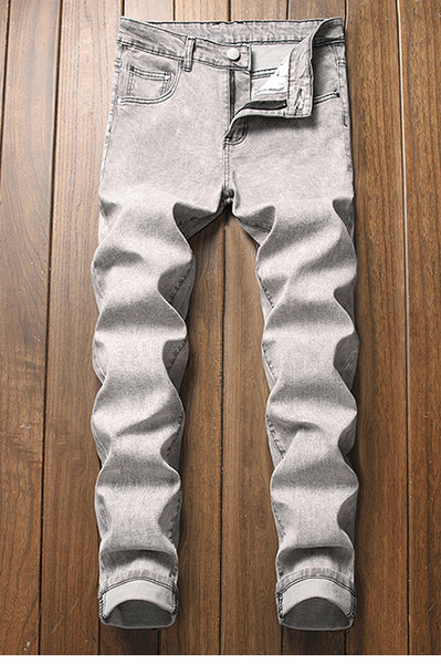 Férfi farmer sima modell fekete színben