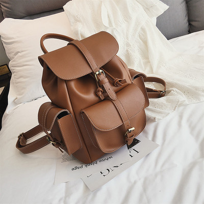 Νέο γυναικείο σακίδιο με   τσέπες με έκο δέρμα