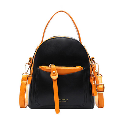 Modern női hátizsák eko bőrből, cipzárral