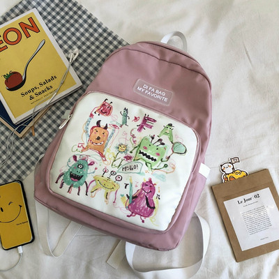 Igapäevane esitaskuga naiste seljakott – sobib reisimiseks