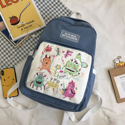 Igapäevane esitaskuga naiste seljakott – sobib reisimiseks