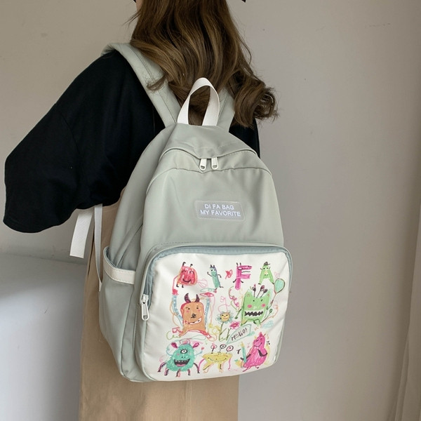 Igapäevane esitaskuga naiste seljakott – sobib reisimiseks