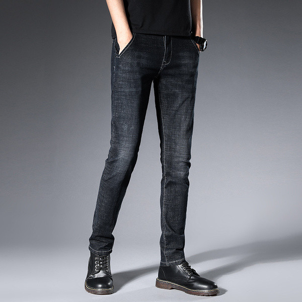 Alkalmi férfi farmer egyenes modell