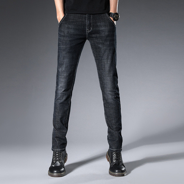 Alkalmi férfi farmer egyenes modell