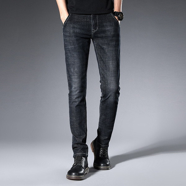 Alkalmi férfi farmer egyenes modell