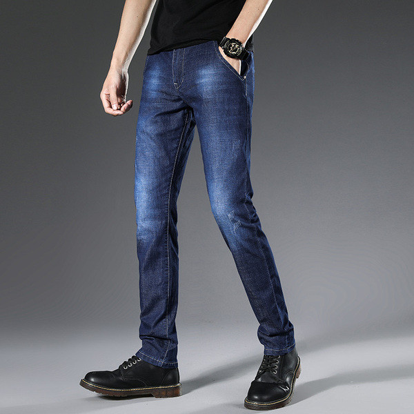 Alkalmi férfi farmer egyenes modell