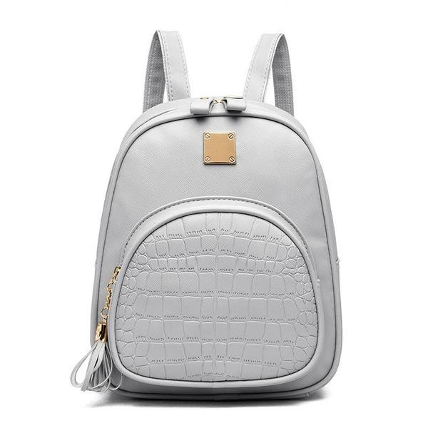 Uus mudel väike naiste seljakott, mille esitasku on valmistatud ökonahast