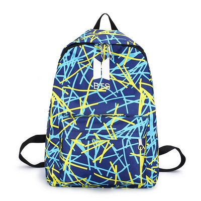 Sport BTS hátizsák férfiaknak és nőknek, neon hatású