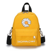 Új modell női hátizsák margarétával és hímzéssel