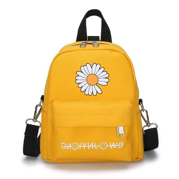Új modell női hátizsák margarétával és hímzéssel