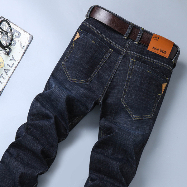 Férfi elasztikus farmer egyenes modell