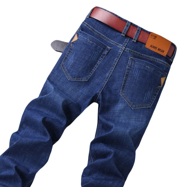 Férfi elasztikus farmer egyenes modell