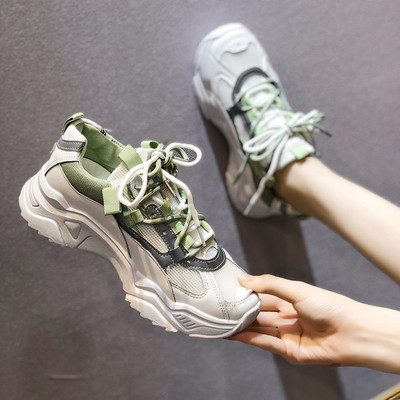 Casual φθινοπωρινά αθλητικά παπούτσια με κορδόνια σε τρία χρώματα