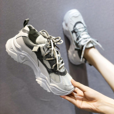 Casual φθινοπωρινά αθλητικά παπούτσια με κορδόνια σε τρία χρώματα