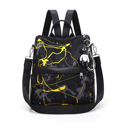 Új modell női sport hátizsák mintával és első zsebbel